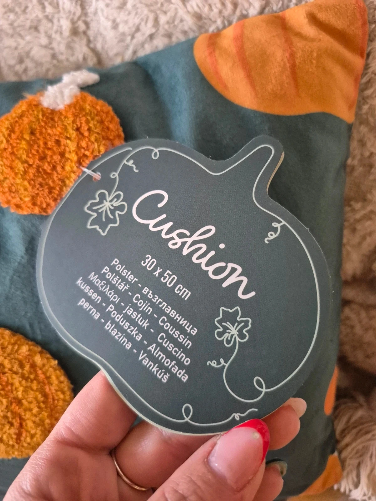 Pumpkin cushion 🎃 – photo 4